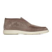 Beige Enkellaarzen voor Mannen Santoni , Beige , Heren