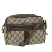 Pre-owned Leather gucci-bags Gucci Vintage , Brown , Dames