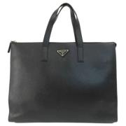 Pre-owned Leather prada-bags Prada Vintage , Black , Dames