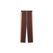 Bruine Joggingbroek met 'D' Borduursel Drole de Monsieur , Brown , Her...