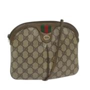 Pre-owned Leather gucci-bags Gucci Vintage , Beige , Dames