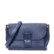 Pre-owned Leather shoulder-bags Loewe Pre-owned , Blue , Dames