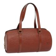 Pre-owned Leather handbags Louis Vuitton Vintage , Brown , Dames