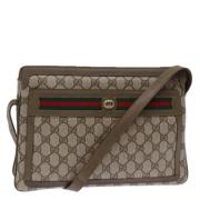 Pre-owned Leather gucci-bags Gucci Vintage , Brown , Dames