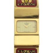 Pre-owned Metal watches Hermès Vintage , Yellow , Dames