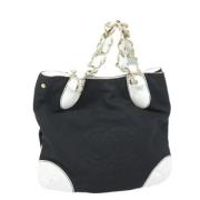 Pre-owned Canvas chanel-bags Chanel Vintage , Black , Dames