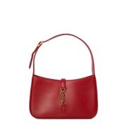 Pre-owned Leather handbags Yves Saint Laurent Vintage , Red , Dames