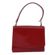 Pre-owned Leather louis-vuitton-bags Louis Vuitton Vintage , Red , Dam...