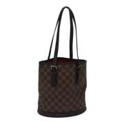 Pre-owned Canvas shoulder-bags Louis Vuitton Vintage , Brown , Dames