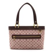 Pre-owned Canvas totes Louis Vuitton Vintage , Pink , Dames