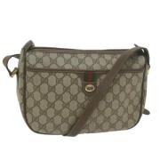 Pre-owned Leather gucci-bags Gucci Vintage , Beige , Dames