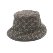 Pre-owned Fabric hats Gucci Vintage , Black , Dames