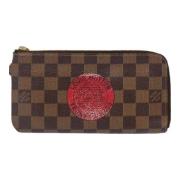 Pre-owned Canvas wallets Louis Vuitton Vintage , Brown , Dames