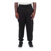 Zwarte Logo Sweatpants Relaxte Pasvorm Hugo Boss , Black , Heren