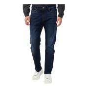 Slim Fit Blauwe Denim Jeans Hugo Boss , Blue , Heren