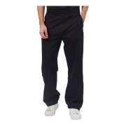 Zwarte elastische taille broek Hugo Boss , Black , Heren