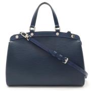 Pre-owned Leather louis-vuitton-bags Louis Vuitton Vintage , Blue , Da...