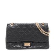 Pre-owned Leather chanel-bags Chanel Vintage , Black , Dames