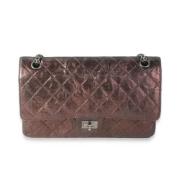 Pre-owned Leather chanel-bags Chanel Vintage , Brown , Dames