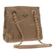 Pre-owned Nylon prada-bags Prada Vintage , Brown , Dames