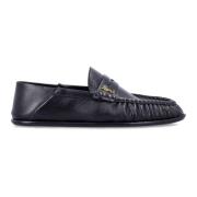 Zwarte Loafer Penny Pantoffels Aw24 Saint Laurent , Black , Heren