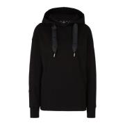 Zwarte sportieve stijl hoodie met logodetails Joop! , Black , Dames