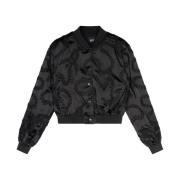 Bull Tape Bomber Jas Alix The Label , Black , Dames