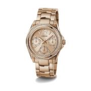 Dames Multifunctioneel Armbandhorloge Ritzy roségoud 36 mm Gw0685L3 Gu...