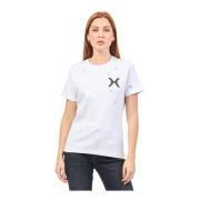 Witte Crewneck T-shirt met Logo Richmond , White , Dames