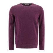 Cashmere Trui Brunello Cucinelli , Purple , Heren