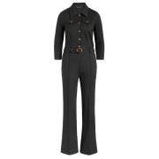 Alexa Rodeo Jumpsuit King Louie , Black , Dames