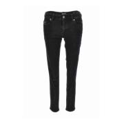 Broek Versace Jeans Couture , Black , Dames