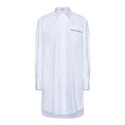 Wit Overhemd voor Mannen Brunello Cucinelli , White , Dames