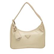 Pre-owned Nylon prada-bags Prada Vintage , Beige , Dames