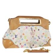 Pre-owned Canvas handbags Louis Vuitton Vintage , White , Dames