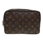 Pre-owned Canvas clutches Louis Vuitton Vintage , Brown , Dames