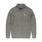 Blauwe Dunne Mk. 2 Half Zip Sweater Butcher of Blue , Green , Heren