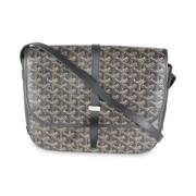 Pre-owned Leather crossbody-bags Goyard Vintage , Black , Dames