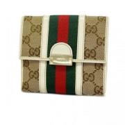 Pre-owned Canvas wallets Gucci Vintage , Brown , Dames