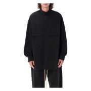 Nylon Militair Overshirt Fear Of God , Black , Heren