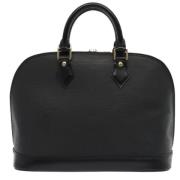 Pre-owned Leather louis-vuitton-bags Louis Vuitton Vintage , Black , D...