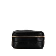 Pre-owned Leather chanel-bags Chanel Vintage , Black , Dames