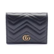 Pre-owned Leather wallets Gucci Vintage , Black , Dames