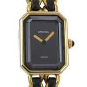 Pre-owned Metal watches Chanel Vintage , Black , Dames