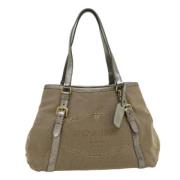 Pre-owned Leather prada-bags Prada Vintage , Beige , Dames