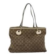 Pre-owned Canvas gucci-bags Gucci Vintage , Beige , Dames