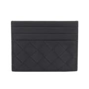 Pre-owned Leather wallets Bottega Veneta Vintage , Black , Dames