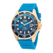 Pro Diver Quartz Horloge Blauwe Wijzerplaat Invicta Watches , Yellow ,...