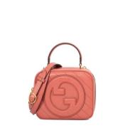 Pre-owned Leather gucci-bags Gucci Vintage , Pink , Dames