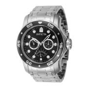 Pro Diver Heren Quartz Horloge Invicta Watches , Gray , Heren